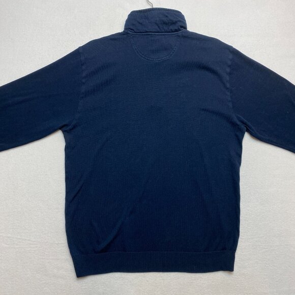 Paul Shark Sweater Mens M Dark Navy Yachting Denim Pullover - Picture 7 of 10